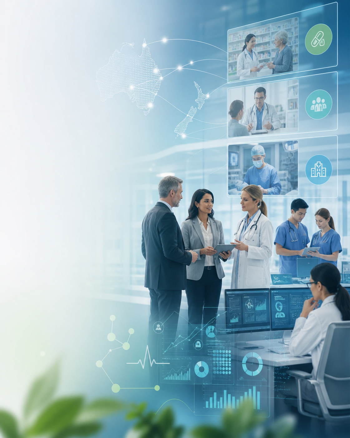 Digital healthcare network across New Zealand and Australia